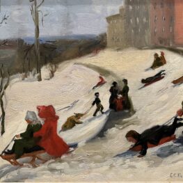 Sledding in the Park