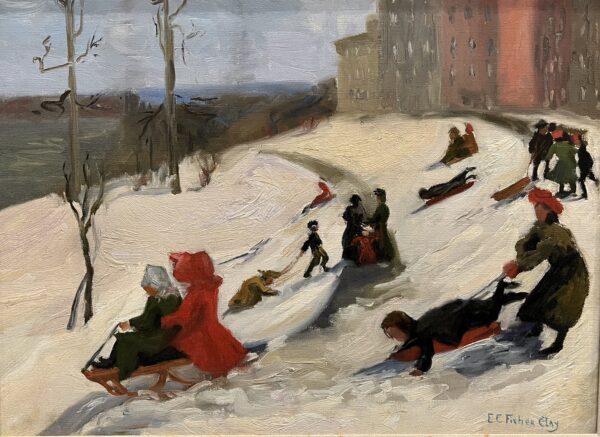 Sledding in the Park
