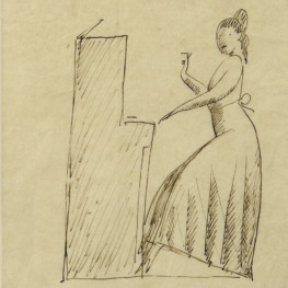 Study for Woman at Piano